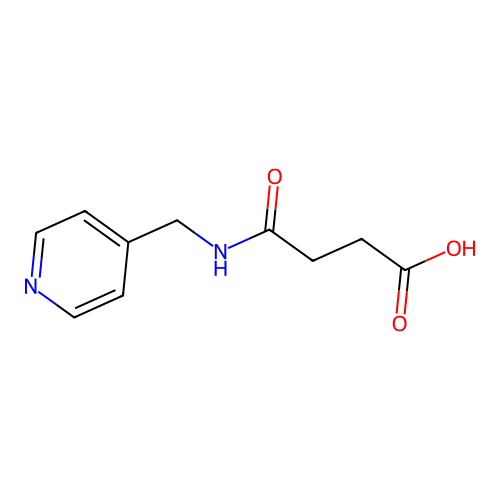 4-Oxo-4-(pyridin-4-ylmethylamino)butanoic acid structure