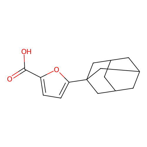 5-(1-Adamantyl)-2-furoic acid structure