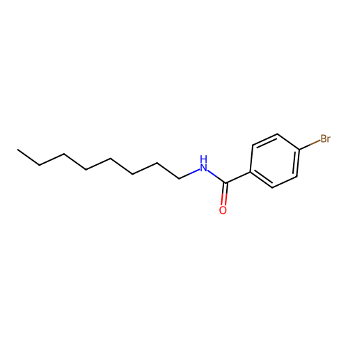 4-bromo-N-octylbenzamide structure