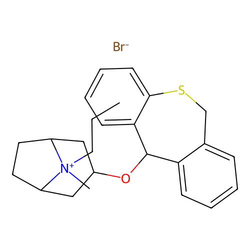 Tipetropium bromide structure