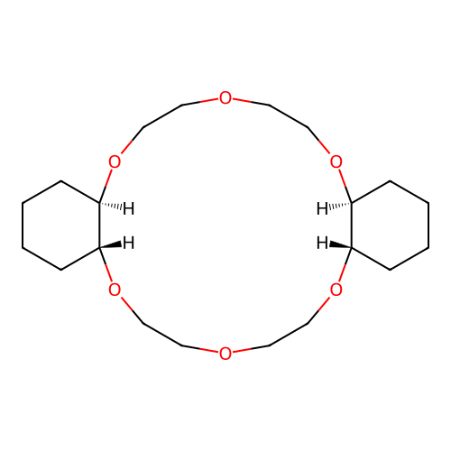 2,3,11,12-Dicyclohexano-1,4,7,10,13,16-hexaoxacyclooctadecane, trans-syn-trans- structure
