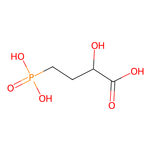 2-Hydroxy-4-phosphonobutyric acid structure