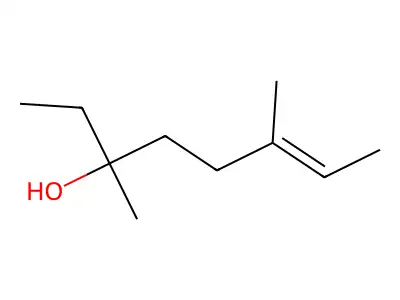 3,6-Dimethyloct-6-en-3-ol structure