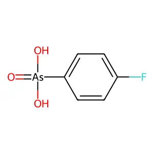 (4-氟苯基)胂酸 structure