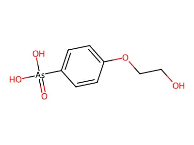 [4-(2-Hydroxyethoxy)phenyl]arsonic acid structure