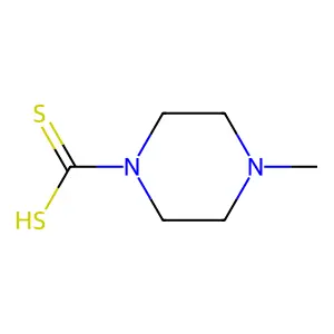 1-Piperazinecarbodithioic acid, 4-methyl- structure