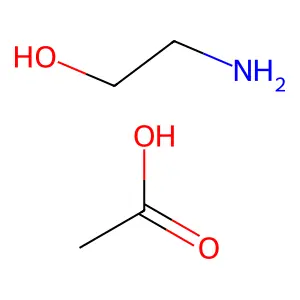乙醇胺乙酸盐 structure