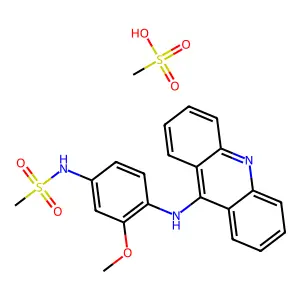 Amsacrine mesylate structure