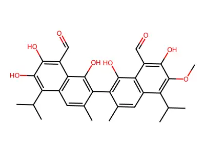 6-Methoxygossypol structure