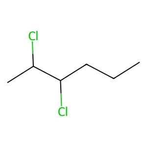2,3-Dichlorohexane structure