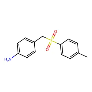 4-[[(4-Methylphenyl)sulfonyl]methyl]benzenamine structure