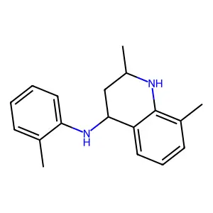 2,8-dimethyl-N-(2-methylphenyl)-1,2,3,4-tetrahydroquinolin-4-amine structure