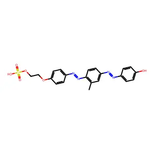 P-[[3-methyl-4-[[4-[2-(sulphooxy)ethoxy]phenyl]azo]phenyl]azo]phenol structure