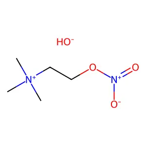 胆碱硝酸酯氢氧化物 structure