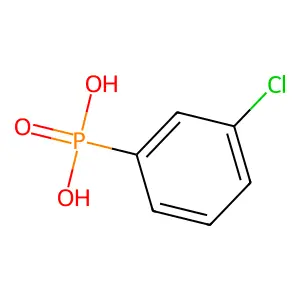 (3-氯苯基)膦酸 structure