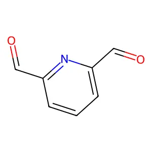 吡啶-2,6-二甲醛 structure