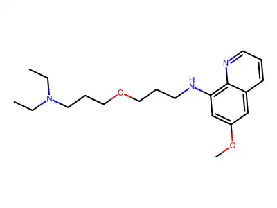 n-{3-[3-(Diethylamino)propoxy]propyl}-6-methoxyquinolin-8-amine structure