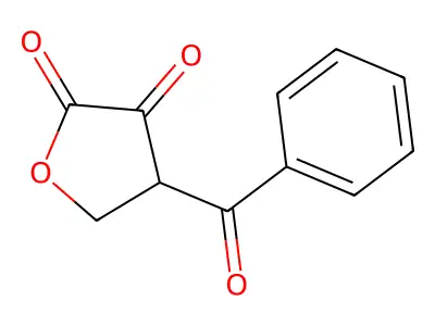 4-Benzoyldihydrofuran-2,3-dione structure