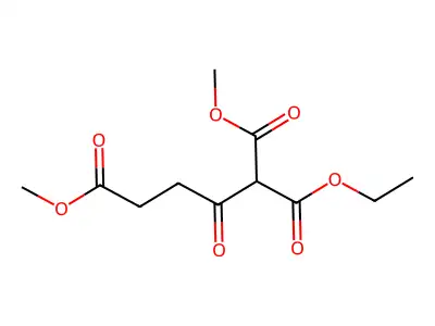 1-Ethyl 1,4-dimethyl 2-oxobutane-1,1,4-tricarboxylate structure