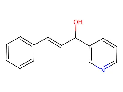3-Phenyl-1-pyridin-3-ylprop-2-en-1-ol structure