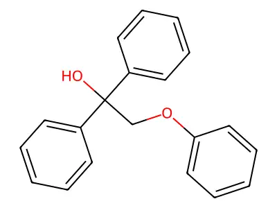 2-Phenoxy-1,1-diphenylethanol structure