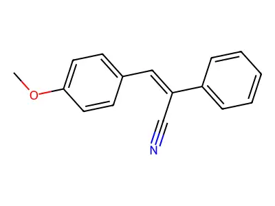 3-(4-Methoxyphenyl)-2-phenylprop-2-enenitrile structure