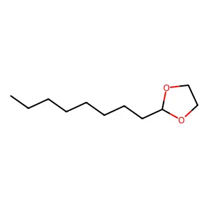 2-Octyl-1,3-dioxolane structure