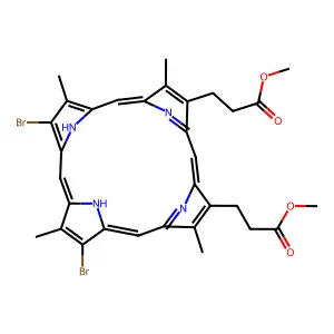 3,8-dibromodeuteroporphyrin dimethyl ester structure