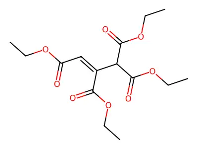 Tetraethyl prop-2-ene-1,1,2,3-tetracarboxylate structure