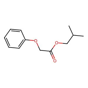 Isobutyl phenoxyacetate structure