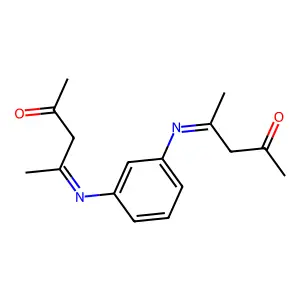 (4e,4'e)-4,4'-(Benzene-1,3-diyldinitrilo)dipentan-2-one structure