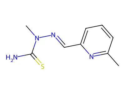 Hydrazinecarbothioamide,1-methyl-2-[(6-methyl-2-pyridinyl)methylene]- structure
