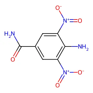 4-氨基-3,5-二硝基苯甲酰胺 structure