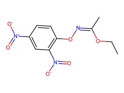 Ethyl N-(2,4-dinitrophenoxy)ethanimidate structure