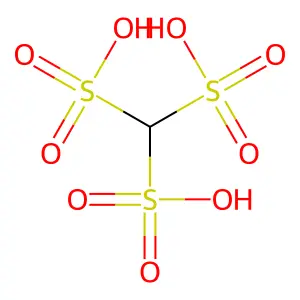 甲烷三磺酸 structure