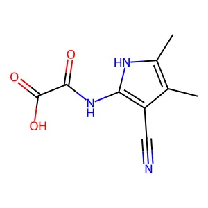3-氰基-4,5-二甲基-2-吡咯草氨酸 structure