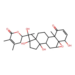 4beta-Hydroxywithanolide E structure