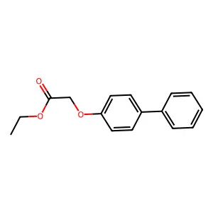 Ethyl (biphenyl-4-yloxy)acetate structure