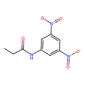 N-(3,5-二硝基苯基)丙酰胺 structure