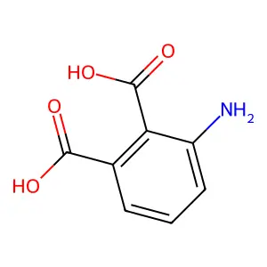 3-氨基邻苯二甲酸 structure