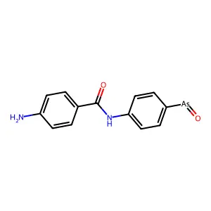 4-Amino-4'-arsenosobenzanilide structure