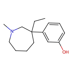 美普他酚 structure