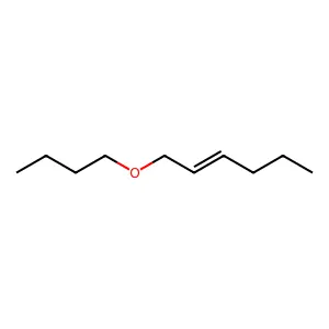 2-Hexene, 1-butoxy-, (E)- structure