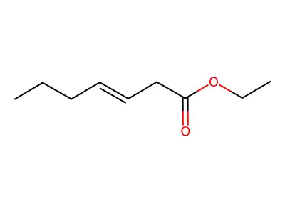 3-Heptenoic acid ethyl ester structure