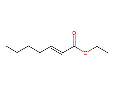Ethyl 2-heptenoate structure