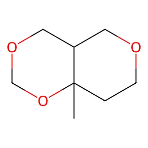 4H,5H-Pyrano[4,3-d]-1,3-dioxin, tetrahydro-8a-methyl- structure