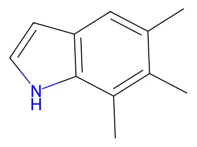 5,6,7-Trimethyl-1H-indole structure