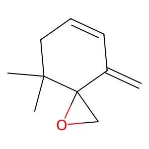 8,8-Dimethyl-4-methylene-1-oxaspiro[2.5]oct-5-ene structure