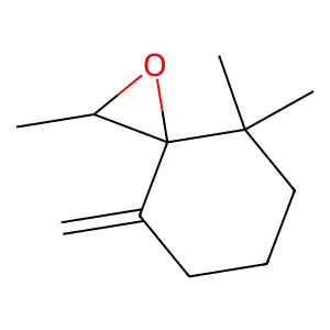 2,4,4-Trimethyl-8-methylene-1-oxaspiro[2.5]octane structure