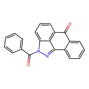 2-benzoyldibenzo[cd,g]indazol-6(2H)-one structure
